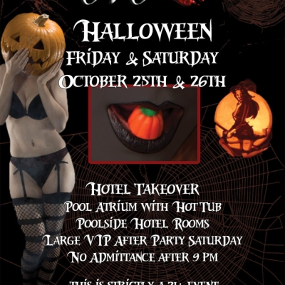 616 HALLOWEEN TWO-DAY HOTEL TAKEOVER