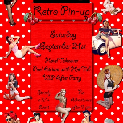 616 RETRO PIN UP HOTEL TAKEOVER