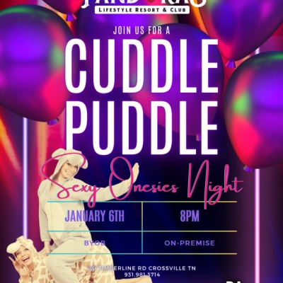 CUDDLE PUDDLE ONESIES PARTY AT PANDORA'S RESORT!
