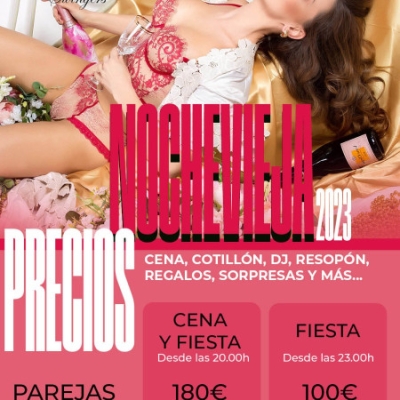 DOMINGO 31 DE DICEMBRE“NOCHEVIEJA 2023” ***CENA ESPECIAL***DJ EN **RESRVA OBLIGADA POR WHATSAPP*