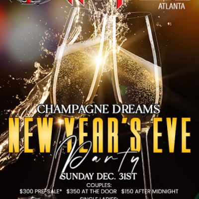 CHAMPAGNE DREAMS NYE PARTY AT TRAPEZE CLUB