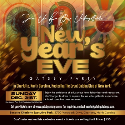 EXCLUSIVE NEW YEARS EVE GATSBY PARTY