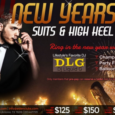 SUITS AND HIGH HEEL BOOTS