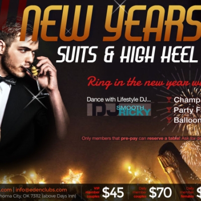 SUITS & HIGH HEEL BOOTS PARTY AT EDEN IN OKC