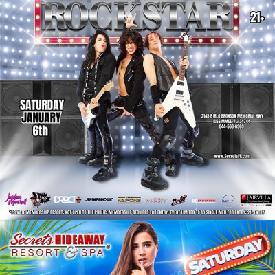 SATURDAY POOL PARTY AND ROCK STAR @ SECRETS HIDEAWAY™