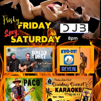 ITS GETTING HOT IN HERE WEEKEND AT PARADISE LAKES RESORT