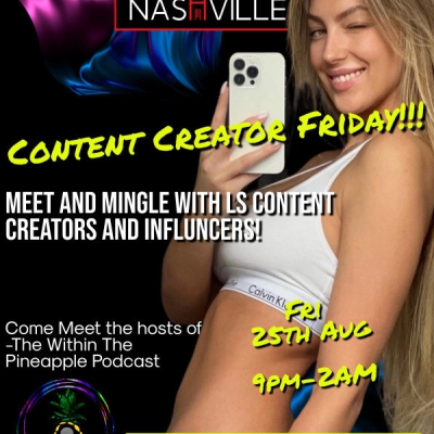 CONTENT CREATOR FRIDAY AT RED ROOM