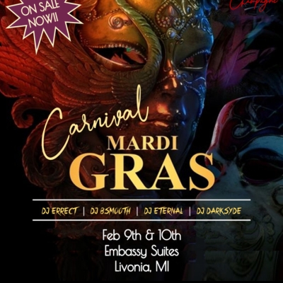 MARDI GRAS CARNIVAL - EMBASSY SUITES - LIVONIA, MI