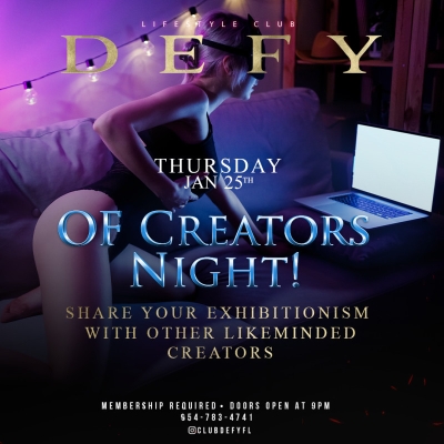 OF CREATORS @ DEFY