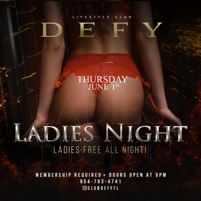LADIES NIGHT @ DEFY