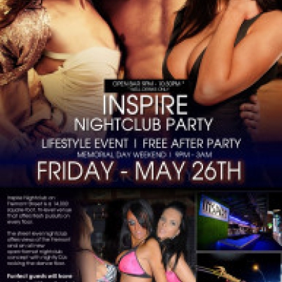 PURRFECT INSPIRE NIGHTCLUB ON FREMONT STREET WITH FREE OPEN BAR & FREE AFTER PARTY