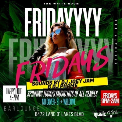 FRIDAY NIGHT @ THE WHITE ROOM BAR & LOUNGE