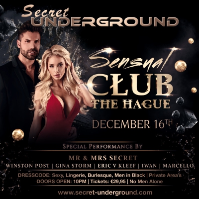 SECRET UNDERGROUND *SENSUAL CLUB* CATACOMB DEN HAAG 16 DECEMBER
