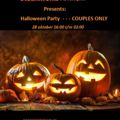 COUPLES ONLY + SINGLE DAMES HALLOWEEN PARTY ZATERDAG 28 OKTOBER