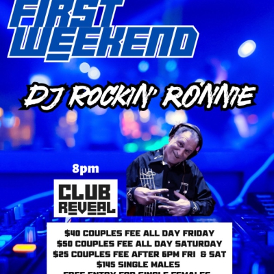 DECEMBER FIRST WEEKEND WITH ROCKIN RONNIE AT PARADISE LAKES RESORT