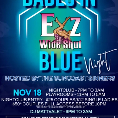 BABES IN BLUE PARTY AT EYZ WIDE SHUT NIGHTCLUB