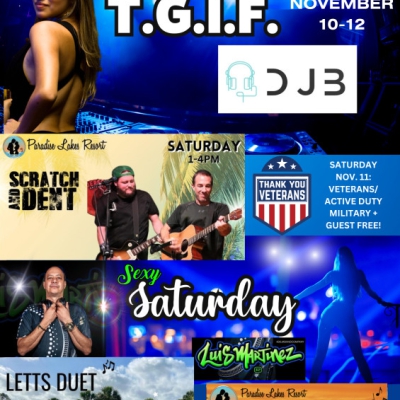 FULL SERVICE WEEKEND AT PARADISE LAKES RESORT